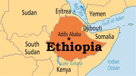 Ethiopia Capital Map