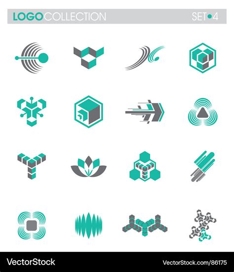 Logo collection Royalty Free Vector Image - VectorStock