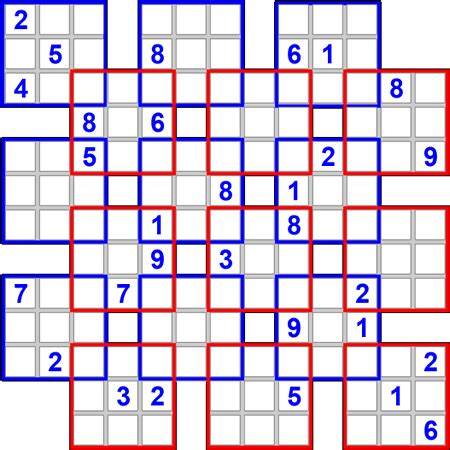 Interlocked Sudoku : Sudoku variants