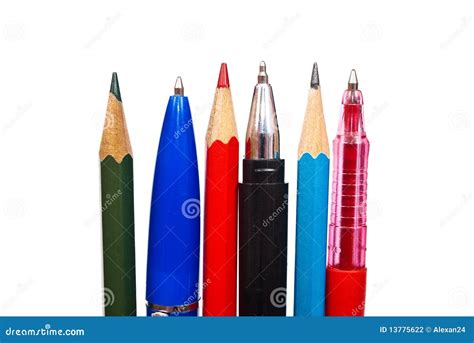 Pens and pencils stock photo. Image of pencil, instrument - 13775622