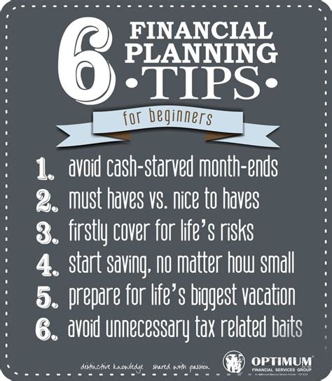 6 Financial Planning Tips for beginners! | Financial planning, Financial tips, Finances money