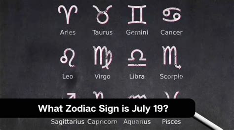 What Zodiac Sign is July 19? - eAstroHelp