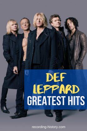 10+ Best Def Leppard Songs & Lyrics - All Time Greatest Hits (A-Z)