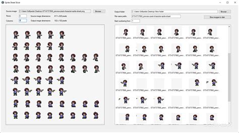 Sprite Sheet Slicer 1.1.0.0 - Download, Review, Screenshots