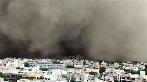 Netizens react after massive dust storm