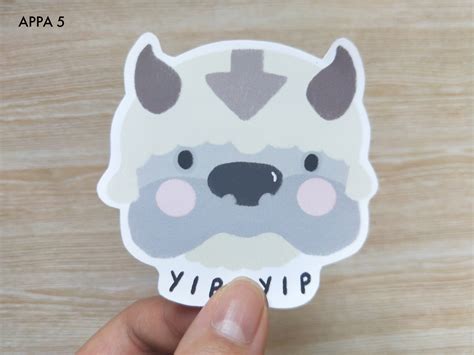 Cute Appa Sticker / Avatar The Last Airbender Stickers / For | Etsy