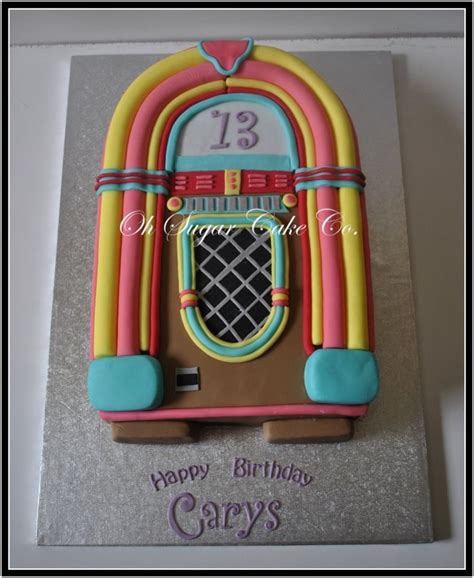 Jukebox Cake | Let Them Eat Cake | Pinterest | Jukebox, Cake and Dad birthday cakes