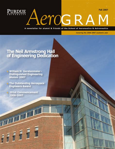 Aerogram - School of Aeronautics and Astronautics - Purdue University