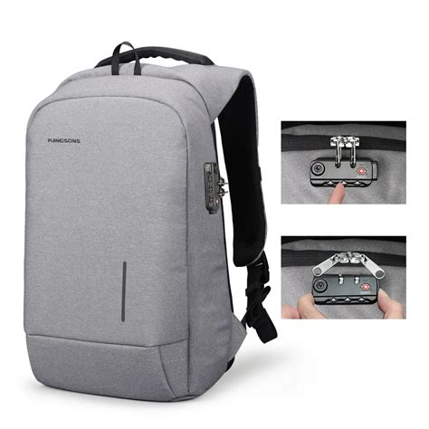 Kingsons 2018 New School Bag Backpacks Anti theft Lock Backpack Phone ...