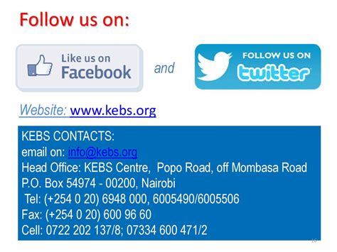 Kenya Bureau of Standards in Brief - ppt download