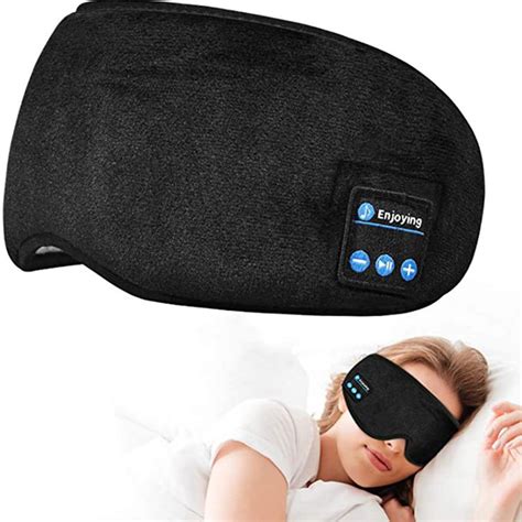 Bluetooth Sleeping Headphones Eye Mask Sleep Headphones Bluetooth ...