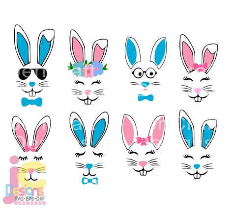 Download Free 12476+ SVG Simple Bunny Face Svg File for Silhouette