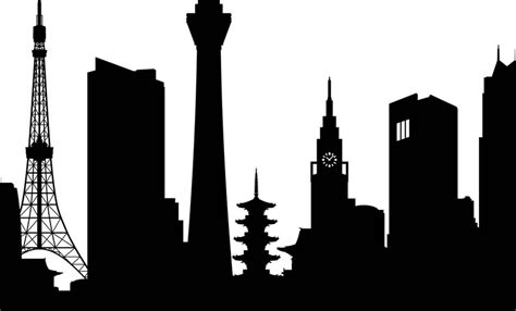 Tokyo Skyline Silhouette Download stampabile Tokyo - Etsy Italia