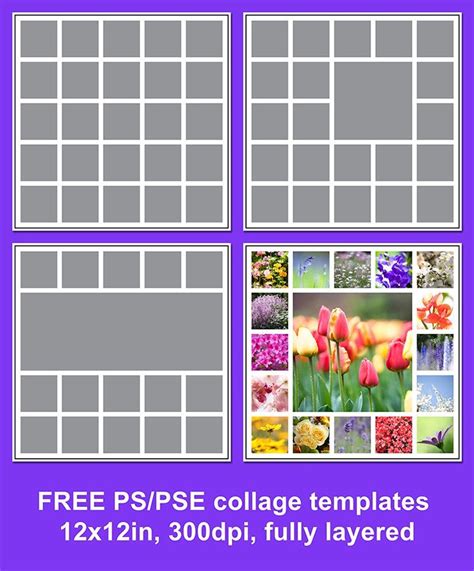 28 best Free Collage Templates images on Pinterest | Photoshop collage ...