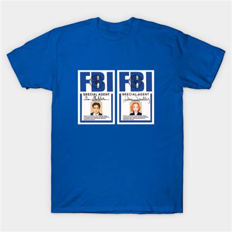 Fbi badges - Xfiles - T-Shirt | TeePublic