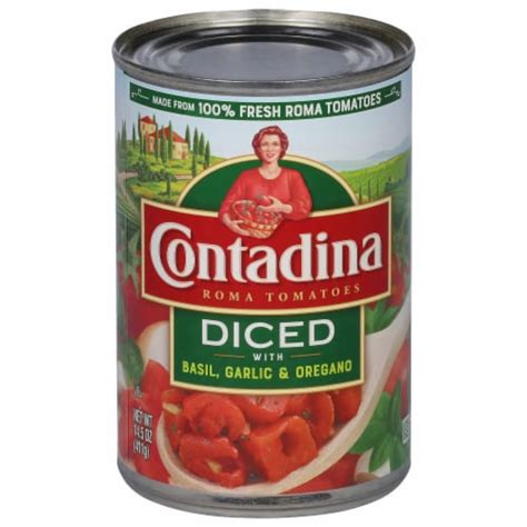 Contadina® Diced with Italian Herbs Roma Tomatoes, 14.5 oz - Kroger