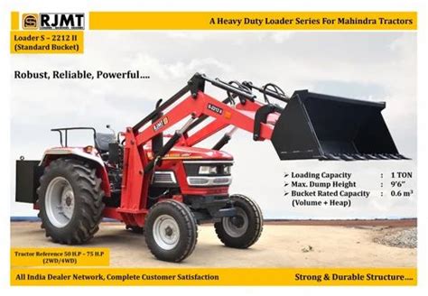 RJMT Front End Loader On Mahindra Tractor, Capacity: 1 ton to 300 kg at Rs 200000 in Hyderabad