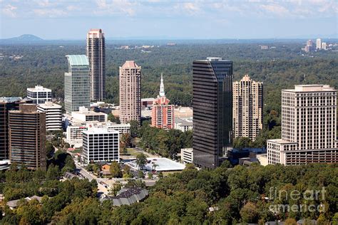 Buckhead Skyline Atlanta Georgia Photograph by Bill Cobb - Fine Art America