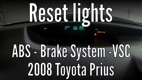 Prius Brake System Warning Light