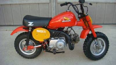 RED HONDA 50cc dirt bike old original style for sale on 2040-motos