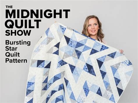 Bursting Star Forever Mod Quilt Pattern - Midnight Quilt Show ...