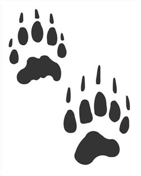 Honey badger paw prints (528×659) | Honey badger tattoo, Paw drawing, Paw print