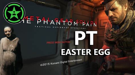 Easter Egg: PT - Metal Gear Solid V: The Phantom Pain - YouTube