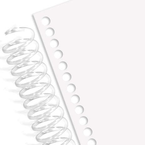 43 or 44 Hole Spiral Binding Coil Punched Paper (Bulk Discount) - Binding101 | SpiralBinding