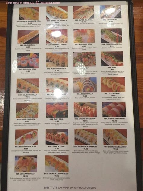 Online Menu of Mikado Sushi Restaurant, Chandler, Arizona, 85248 - Zmenu