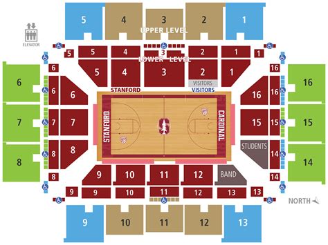 Stanford Maples Pavilion Seating Chart | Elcho Table