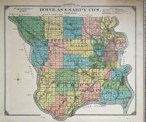 Douglas and Sarpy Counties, Nebraska, 1910s atlas