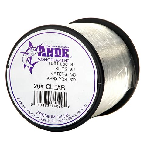 ANDE® Premium 20 lb. - 600 yards Monofilament Fishing Line | Academy