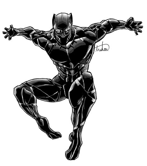 Marvel Black Panther Digital Drawing by Laduski on DeviantArt