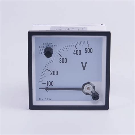 Ac Panel Meter Analog Voltmeter - Buy Panel Voltmeter,Voltmeter,Panel ...