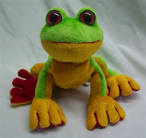 GANZ Webkinz SOFT BRIGHT GREEN TREE FROG 7" Plush Stuffed Animal Toy | eBay