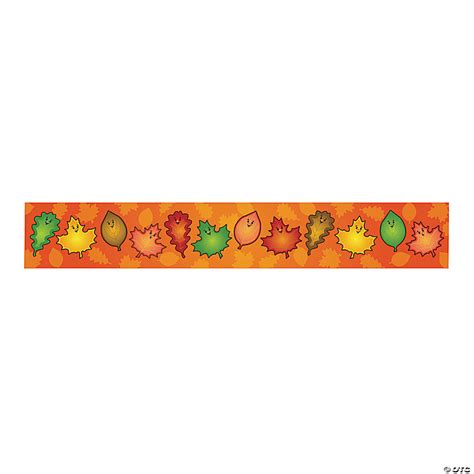 Fall Leaves Bulletin Board Borders - 15 Pc.