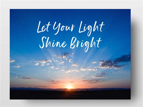Let Your Light Shine Bright Canvas Art | Shine bright quotes, Let your light shine, Light shine ...