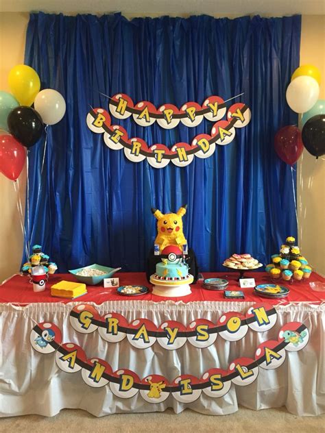 6dbc0412d273b8fcbb56299a14097520.jpg 852×1,136 pixels | Pokemon birthday party, Pokemon party ...