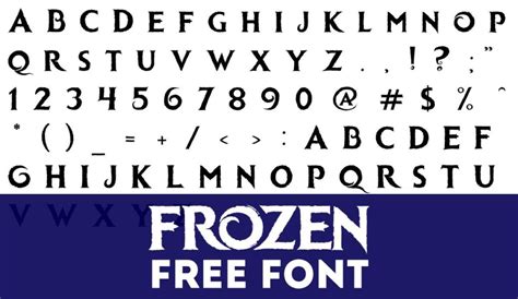 [DOWNLOAD] Free Frozen 2 Font