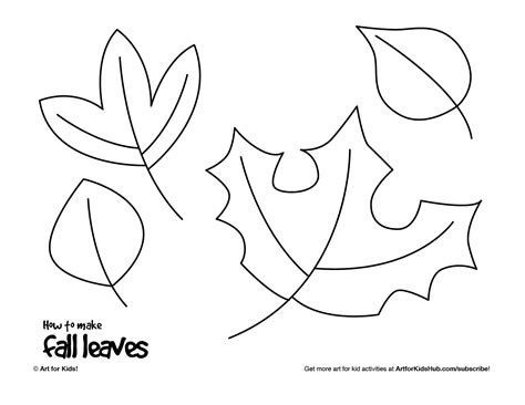 How To Make Fall Leaves - Art For Kids Hub