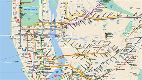 Mapa Metro Queens