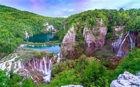 Plitvice Falls Plitvice National Park Croatia Photo Wallpaper Hd 2560x1600 : Wallpapers13.com