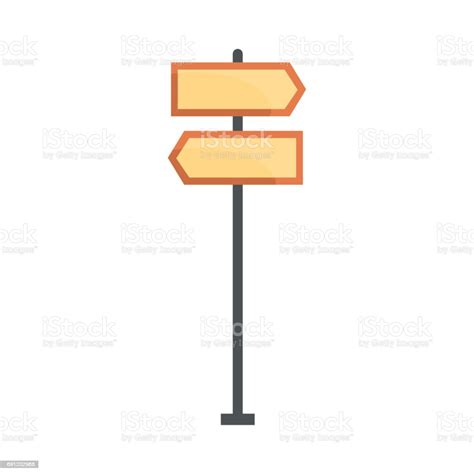 Road Directional Signs Vector Illustration Stock Illustration - Download Image Now - Arrow ...