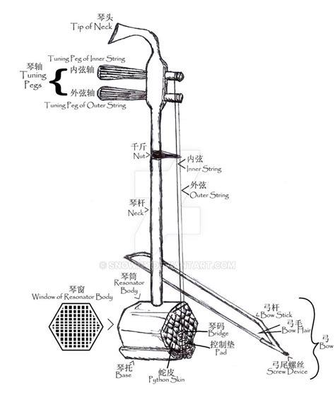 Erhu's Structure | Diy instruments, Musical instruments, Etiquette and manners