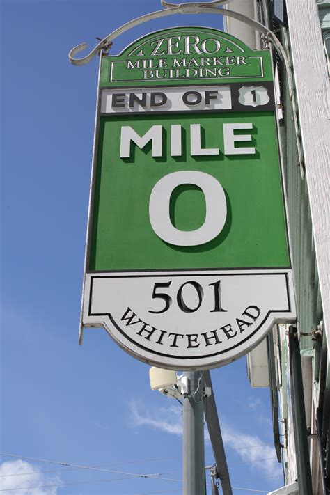 The '0' Mile Marker: the furthest south you can get and still be in the USA » Key West, Florida ...