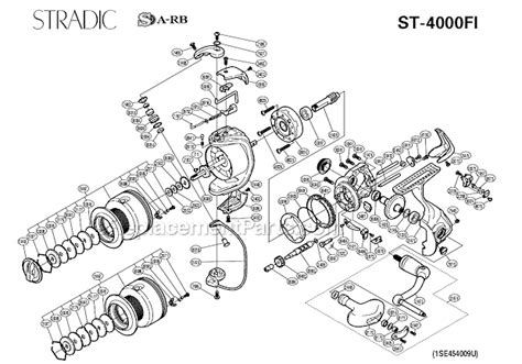 Shimano Stradic Spinning Reel | ST-4000FI | eReplacementParts.com