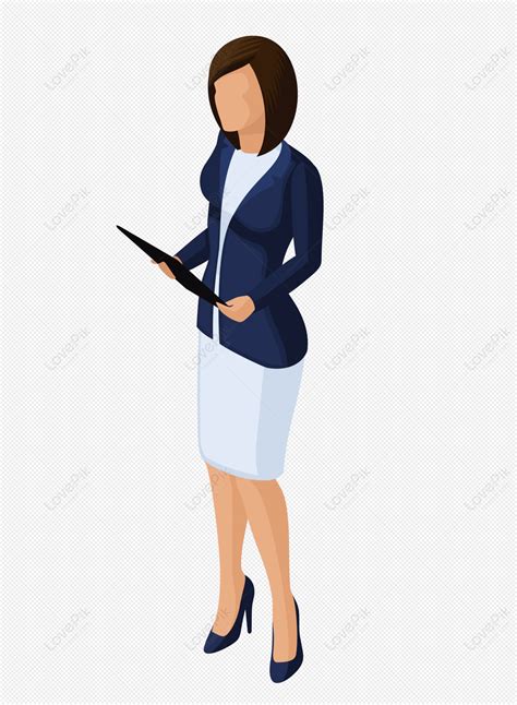 Businesswoman Clipart Black And White Flower