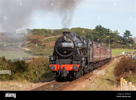 A steam locomotive at a North Norfolk Railway steam gala Stock Photo ...