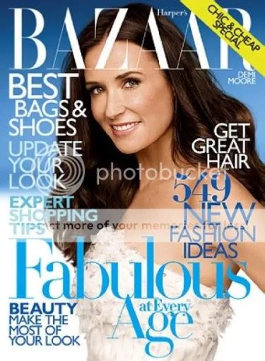 Demi Moore - Harper’s Bazaar April 2010 Cover ⋆ Starmometer