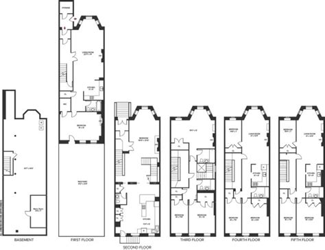 Typical Brooklyn Brownstone Floor Plan | Floor Roma